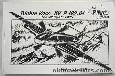 Planet Models 1/72 Blohm & Voss BV P.192.01, 001 plastic model kit